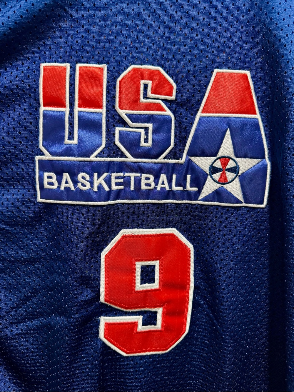 1992 Champion Michael Jordan #9 USA Dream Team Olympic Jersey — Sewn — Size 54 - Picture 6 of 6